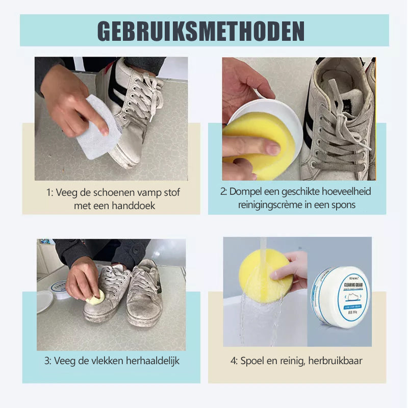 Renewll™ | De schoenenreiniger die je schoenen in een minuut wit maakt!