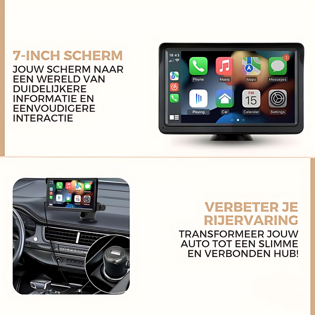 | Apple CarPlay & Android Auto