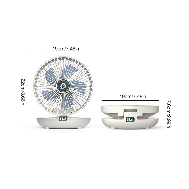 Draagbare miniventilator