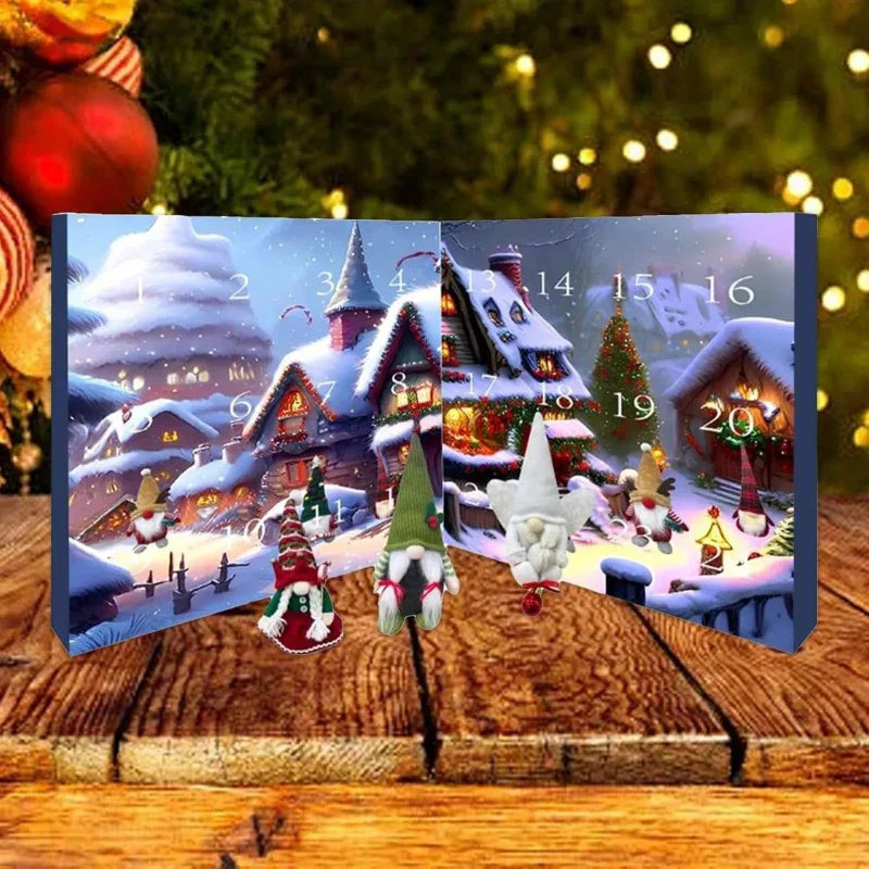 Premium gnome kerstkalender