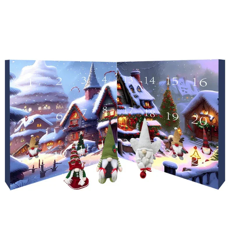 Premium gnome kerstkalender