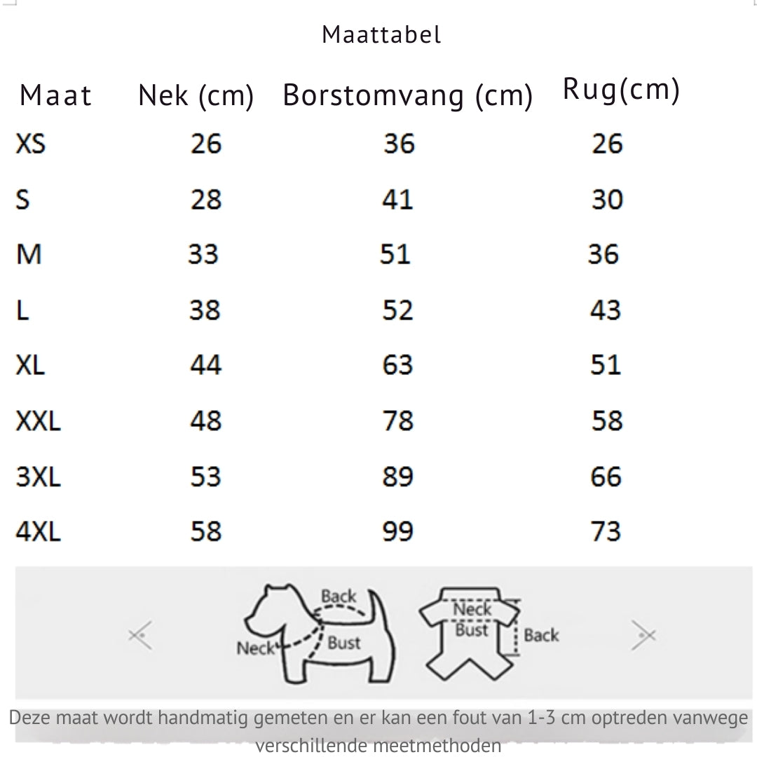 Winterjas voor honden