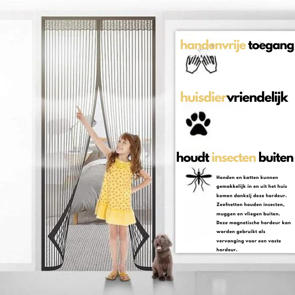 EasyBreeze™ Magnetische hordeur gordijn